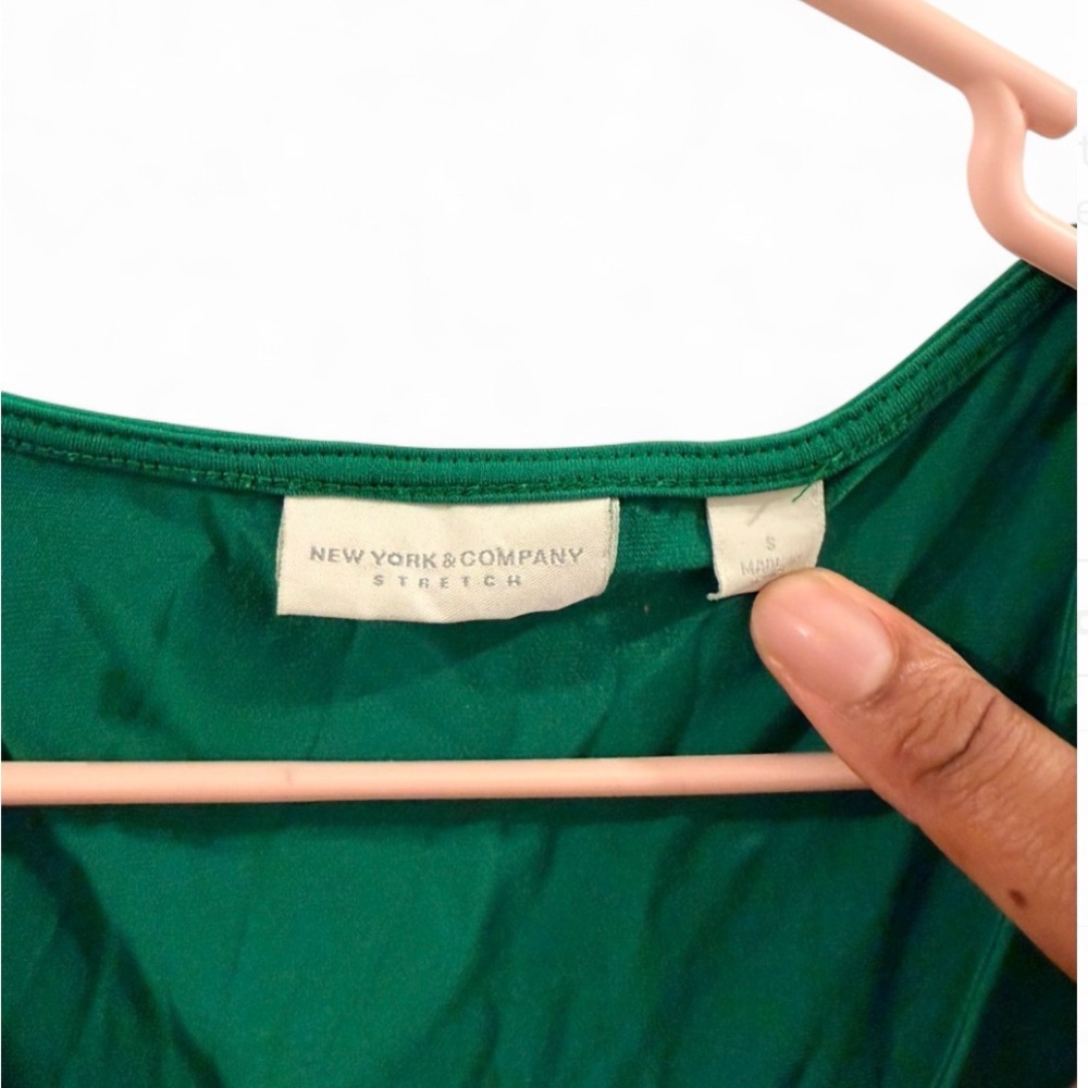 New York & Company Green Midi Dress - Picture 2 of 2